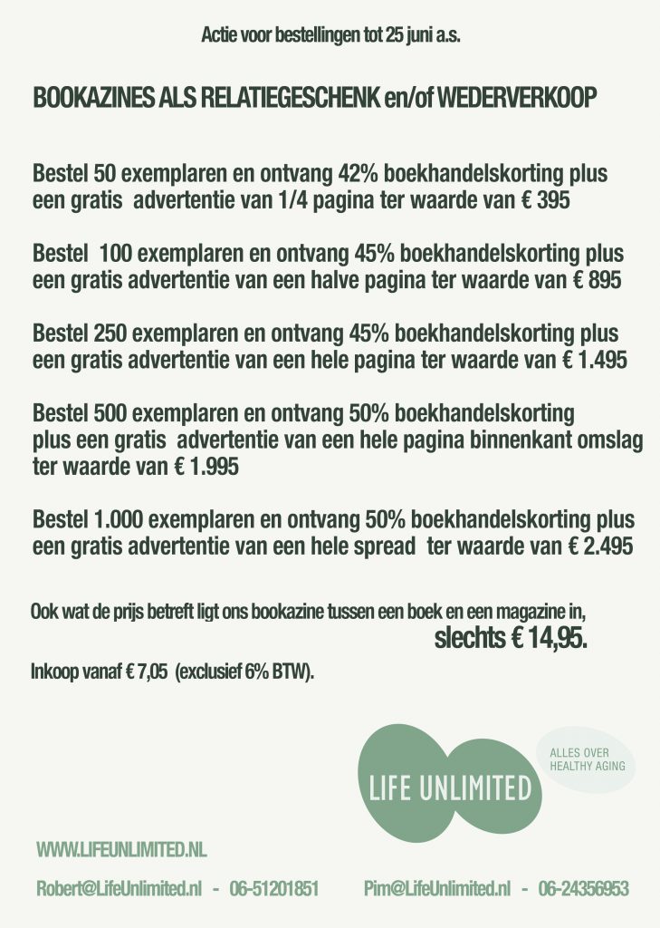 Actie tot juni Bookazine